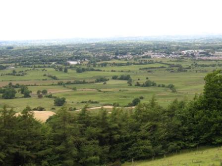 View from Sliabh na Callaigh into Oldcastle (photo by Martin Devin)