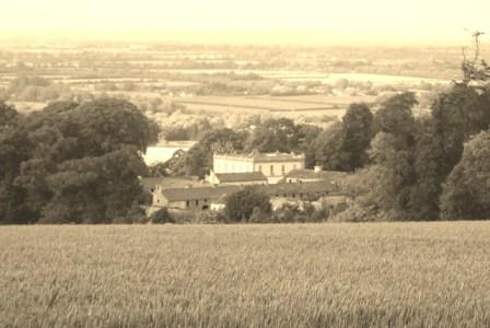‘The Big House’ and surrounding landscape - Hilltown House, Bellewstown viewed from the hill of Bellewstown (photo by Grace McCullen)