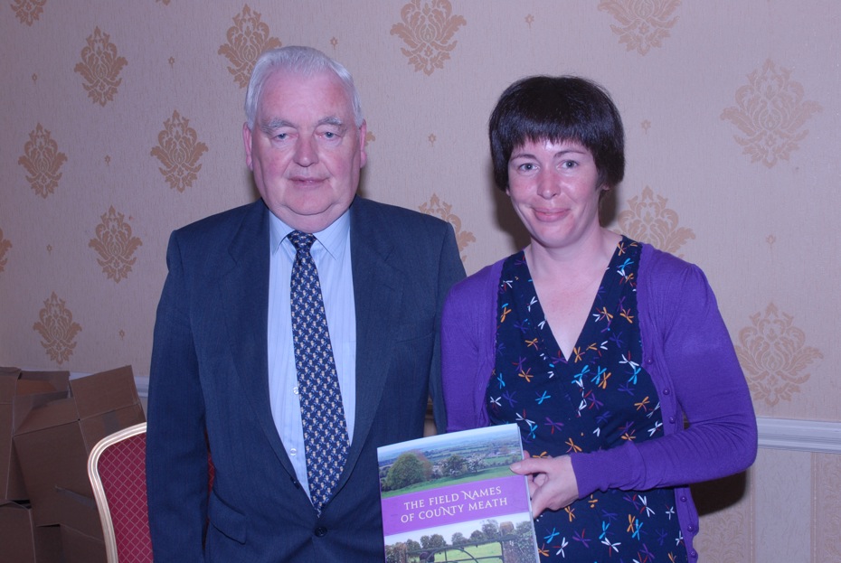 Oliver and Karen Ward, Nobber at the launch of the book ‘The Field Names of County Meath’. Oliver is secretary of the Steering Group of Meath Field Names Project (photo by Kieran Cummins).